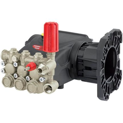 Насос EVO E3E2517C1"-VH, с никелированной головкой, с рег.клапаном, 250бар, 17л/мин, 3400об/мин, 8,09кВт, с фланцем для ДВС (полый вал 1"), Interpump (Италия)