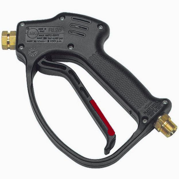 30.1755 Пистолет RL26, до 280бар 30л/мин 160°C, Вх.3/8"BSP(Г), Вых.1/4"BSP(Г), PA (Италия) — изображение 1