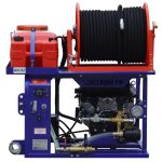 АВД Посейдон B24S-150-50-L-UD-FixReel-Base, 32 л.с., 150 бар, 50 л/мин