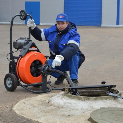 Электромеханическая машина для прочистки канализации Крот P-MX-D (General Pipe Cleaners, США), фото 2