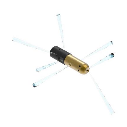 Форсунка роторная UC09 для трубок, 1/16"NPT, 4 отв. (2х90 вбок, 2х45 вперед на роторе), 9,5х39мм, до 1000бар, для аппаратов 500-17, 1000-15, оборудованных регулятором давления, ENZ, фото 2