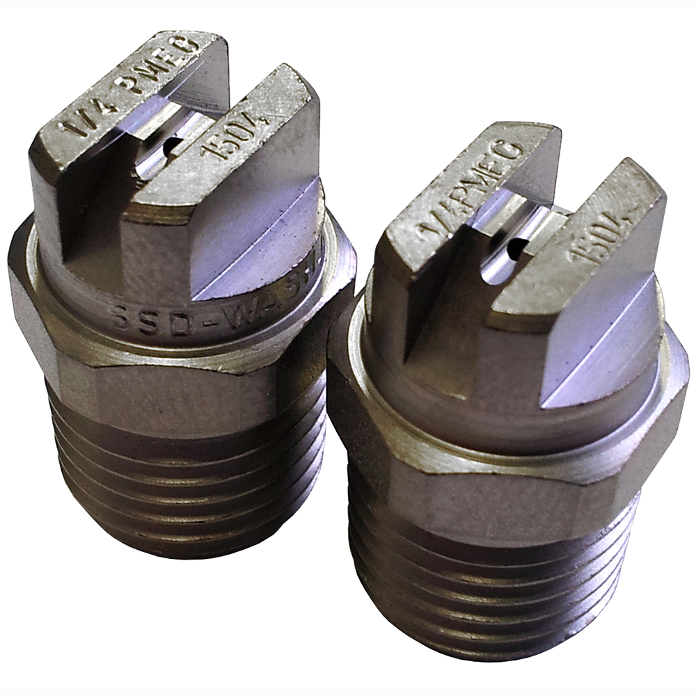 f1 Форсунка Power плоской струи 15°, калибр 055, 1/4"NPT (PMEG), сила удара 250% — изображение 1