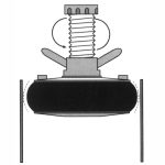Стальная надувная заглушка 1200 мм с байпасом 2". Plugline (Турция) — изображение 4