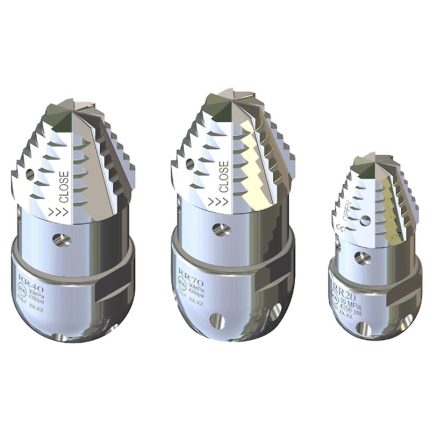 Форсунка роторная трубоочистная с фрезой, разм.форс. 20, 10 отв., 1/2"BSP(Г), до 300бар, D38мм, нерж.сталь, для аппарата 120-50, 160-73, 200-70, 250-70, 280-75, PA (Италия)